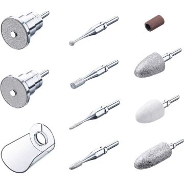 Beurer Manicure Pedicure Replacement 9-piece Attachment Set + Accessories for MP62