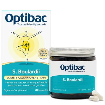 Optibac Probiotics S.Boulardii Capsules 80