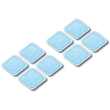 Beurer TENS Replacement Set EM59 Heat Self Adhesive Gel Pads (x8)
