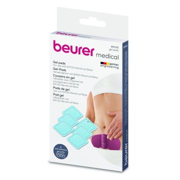 Beurer TENS Replacement Set of EM50 Self Adhesive Gel Pads (x6)