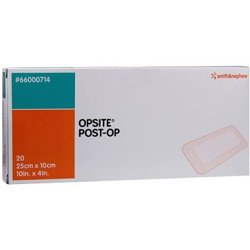 Opsite Post-Op 10cm x 25cm Absorbent Film Dressings 66000714 (x20)
