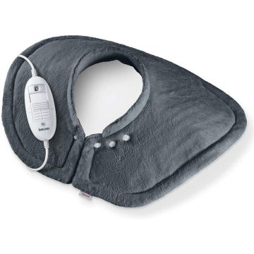 Beurer HK54 Shoulder & Neck Electric Heating Pad - Grey