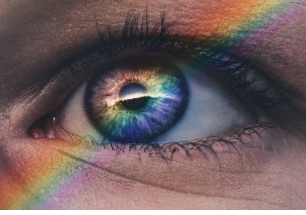 Pride Rainbow eye